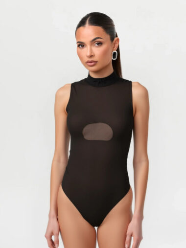 Miyako Bodysuit, Black