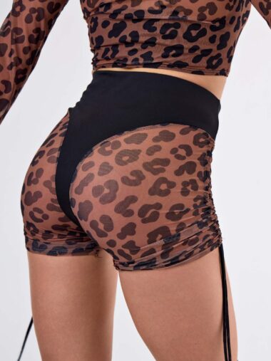 “Catrine” Shorts, Leopard